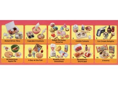 全10種セット 「ぷちサンプルU.S.A.バージョン Mini Sweets -ミニスイーツ-」リーメント