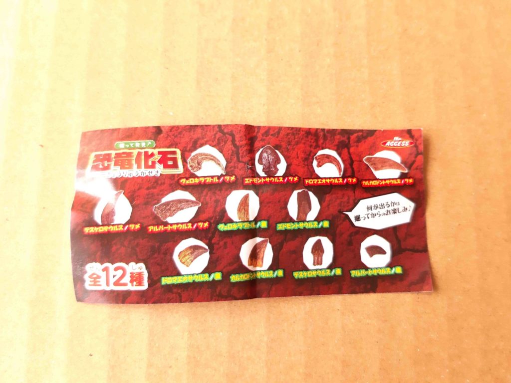 恐竜展で買ったカプセルトイ