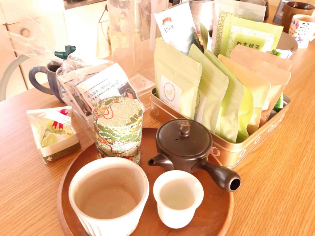 お茶にハマっている息子